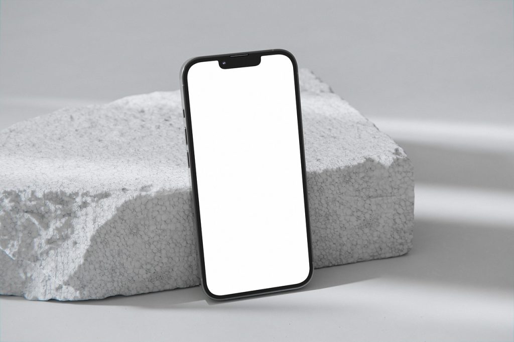 smartphone, mobile phone, cellphone, copy space, phone screen, design, brand identity, branding